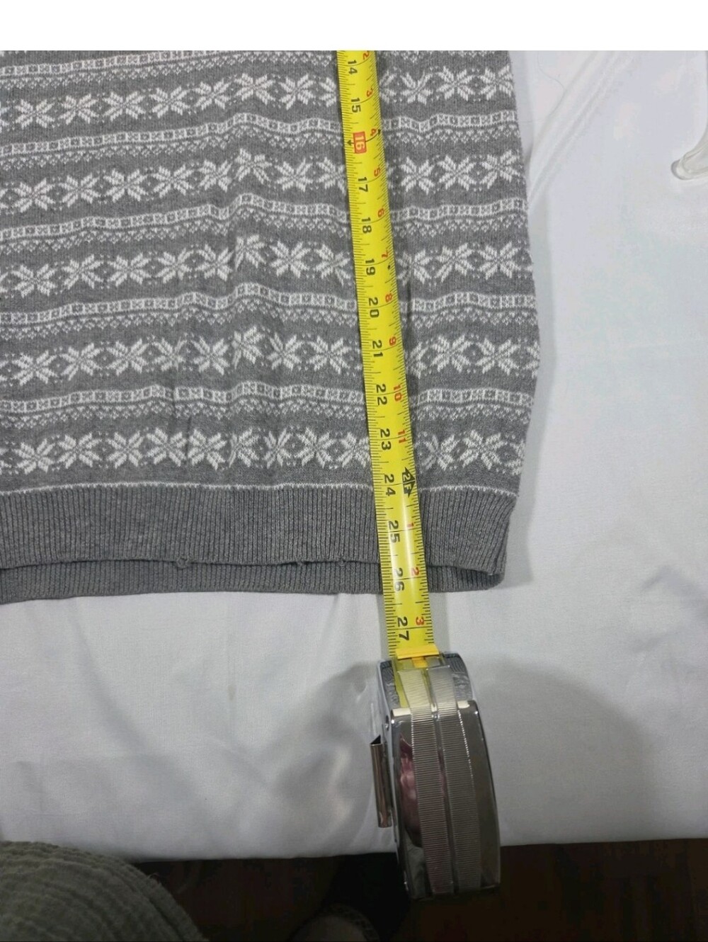 Totoro Gray Fair Isle Crew Neck Sweater - Picture 5 of 9